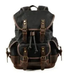 Vintage Style Canvas Large Backpack