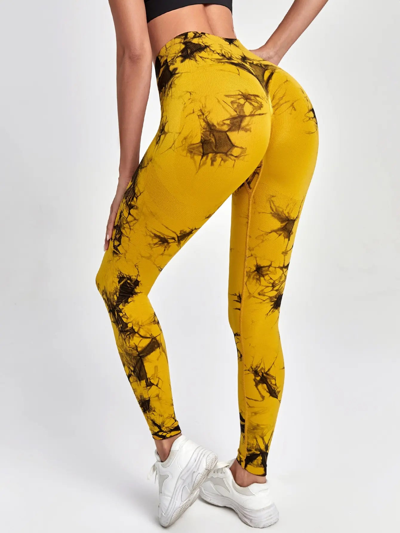 Tie-Dye Seamless High-Waisted Push Up Leggings