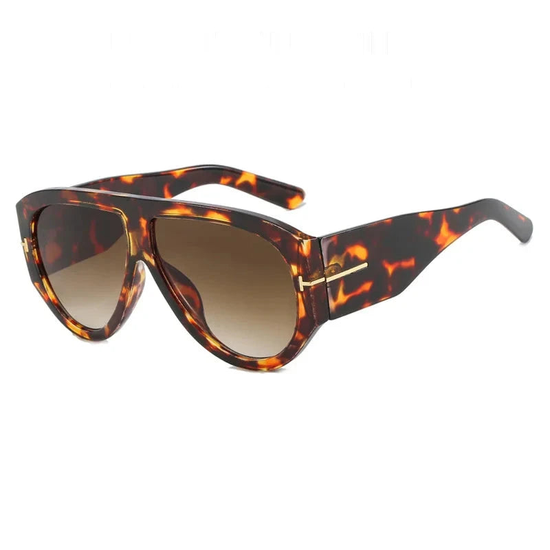 Vintage Oval Designer Style Sunglasses