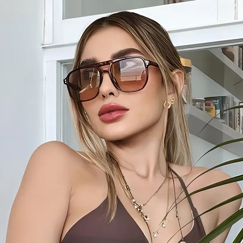 Vintage Style Square Sunglasses