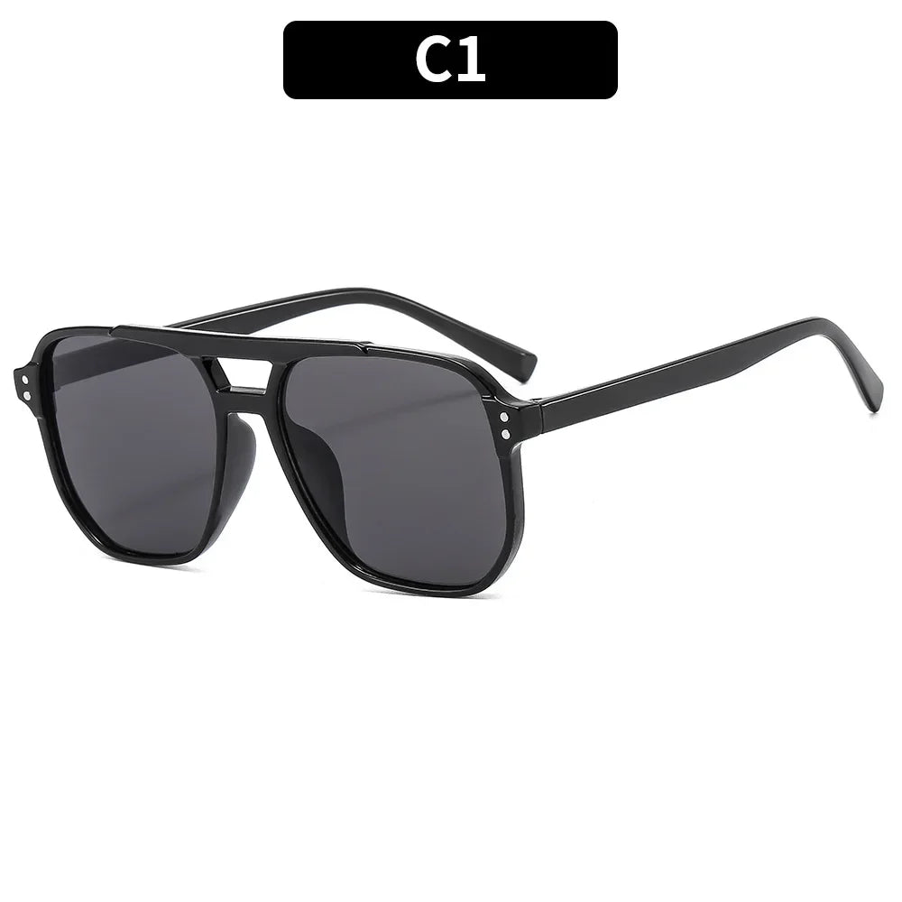 Vintage Style Square Sunglasses