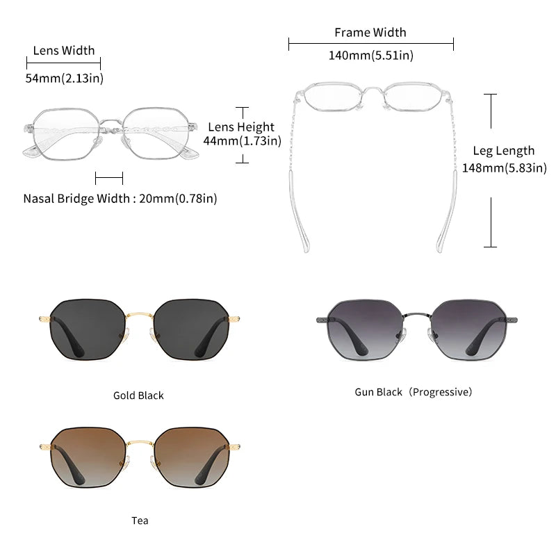 Classic Retro Metal Frame Polaroid Sunglasses