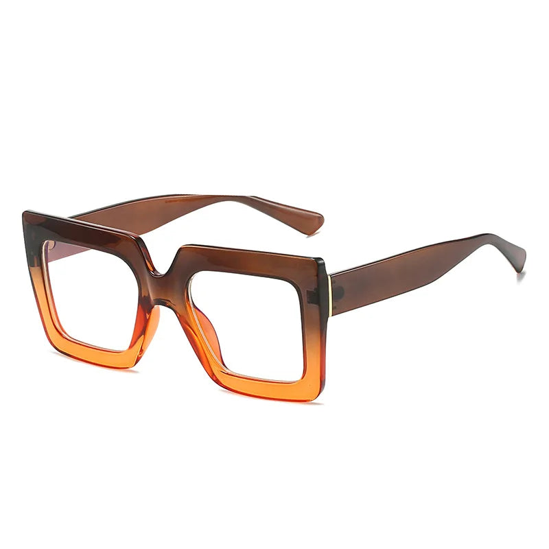 Vintage Oversized Square Glasses