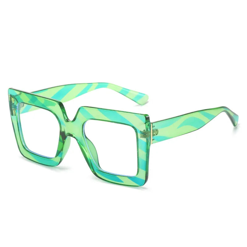 Vintage Oversized Square Glasses