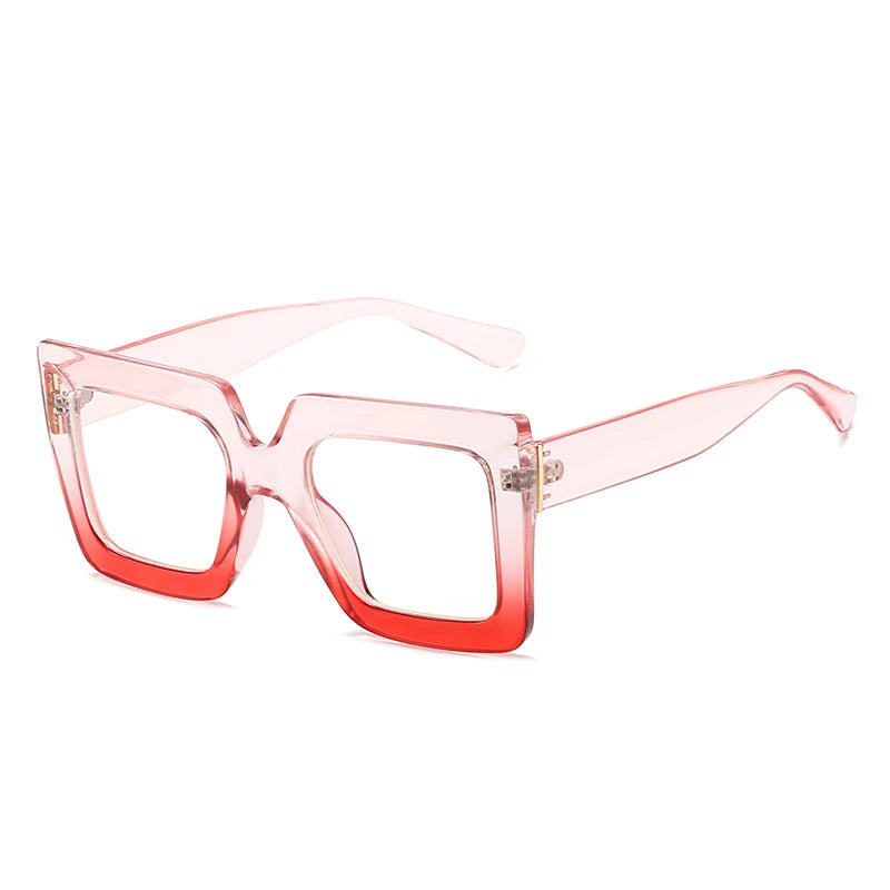 Vintage Oversized Square Glasses
