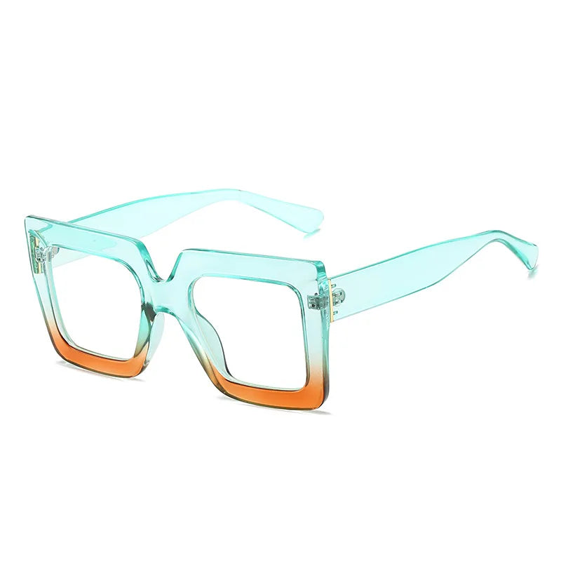 Vintage Oversized Square Glasses