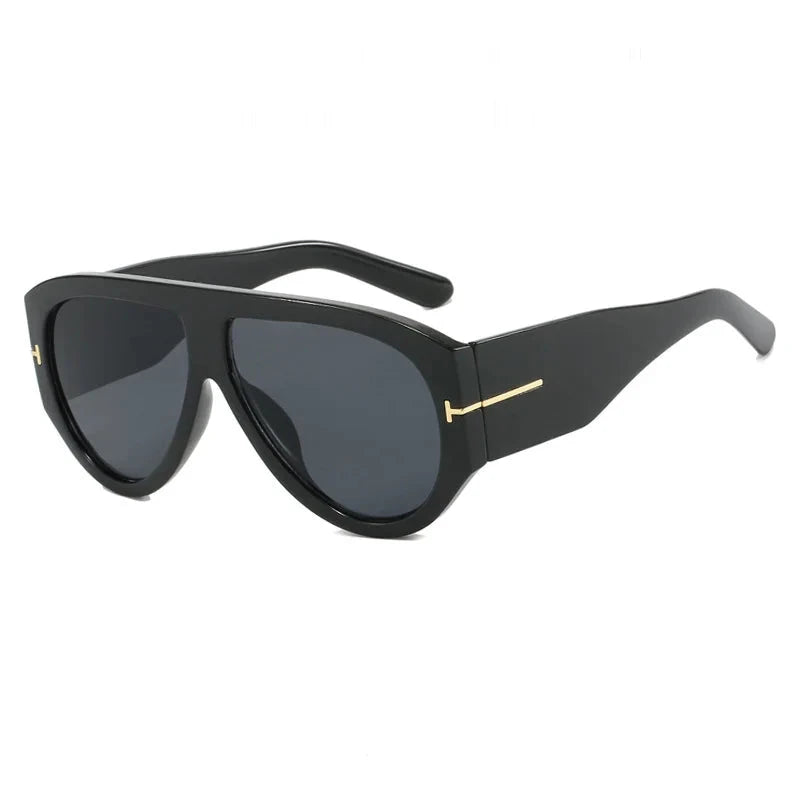 Vintage Oval Designer Style Sunglasses