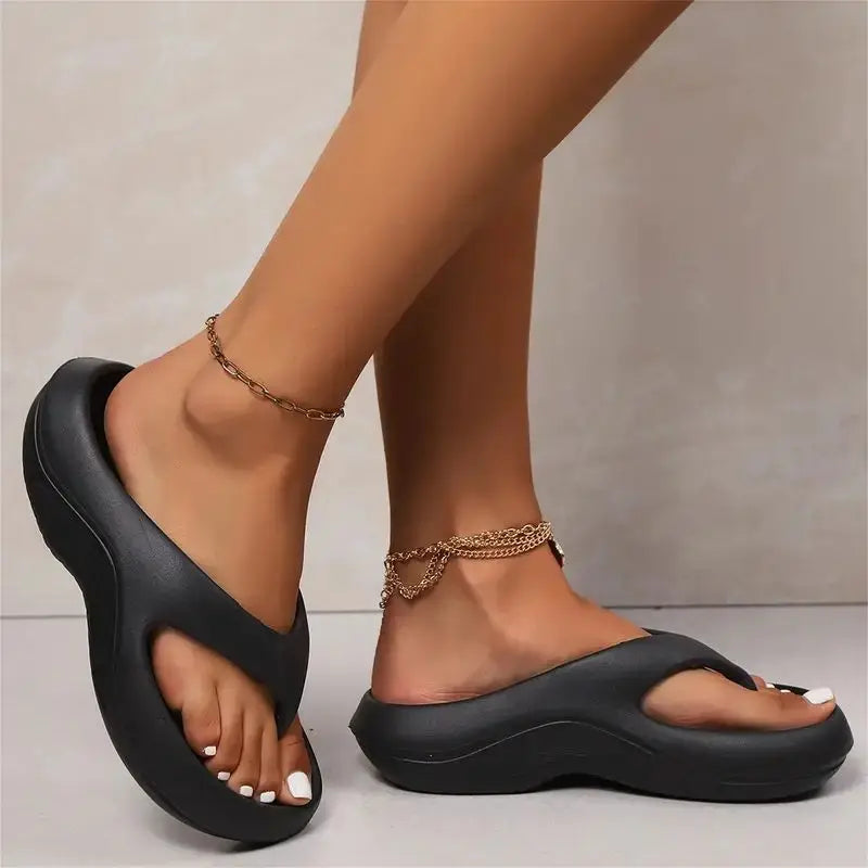 Thick Platform Non-Slip Cloud Sandals