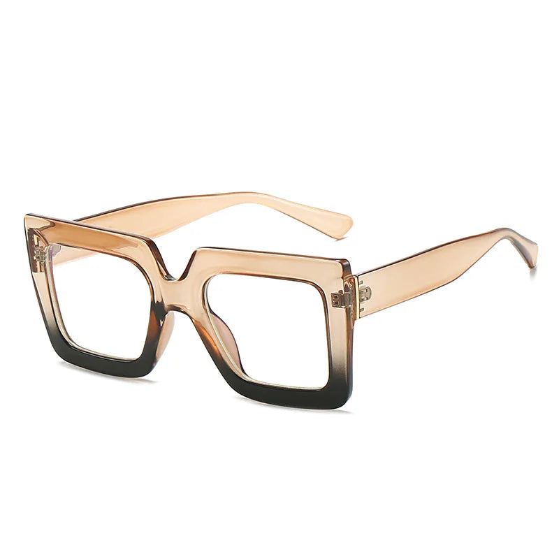Vintage Oversized Square Glasses