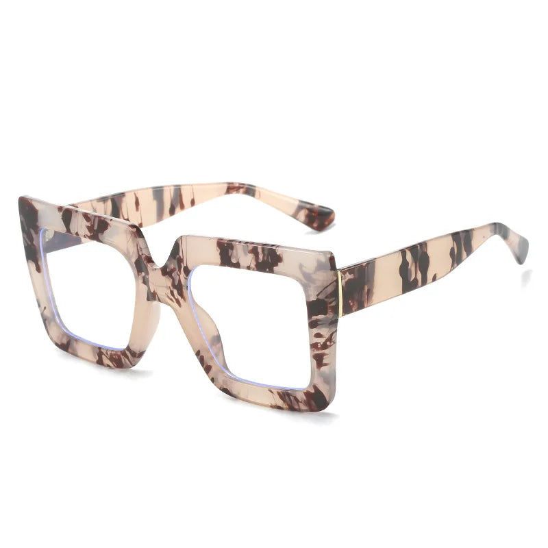 Vintage Oversized Square Glasses