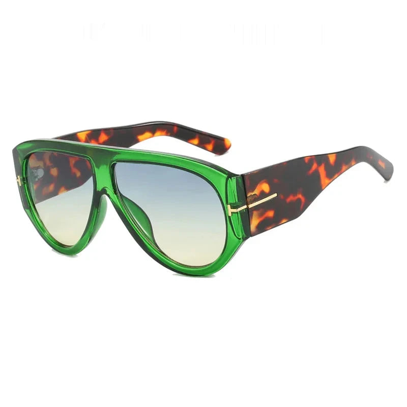 Vintage Oval Designer Style Sunglasses