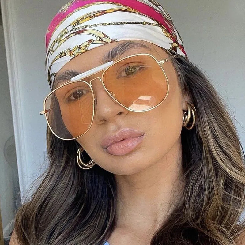 Retro Style Pilot Sunglasses