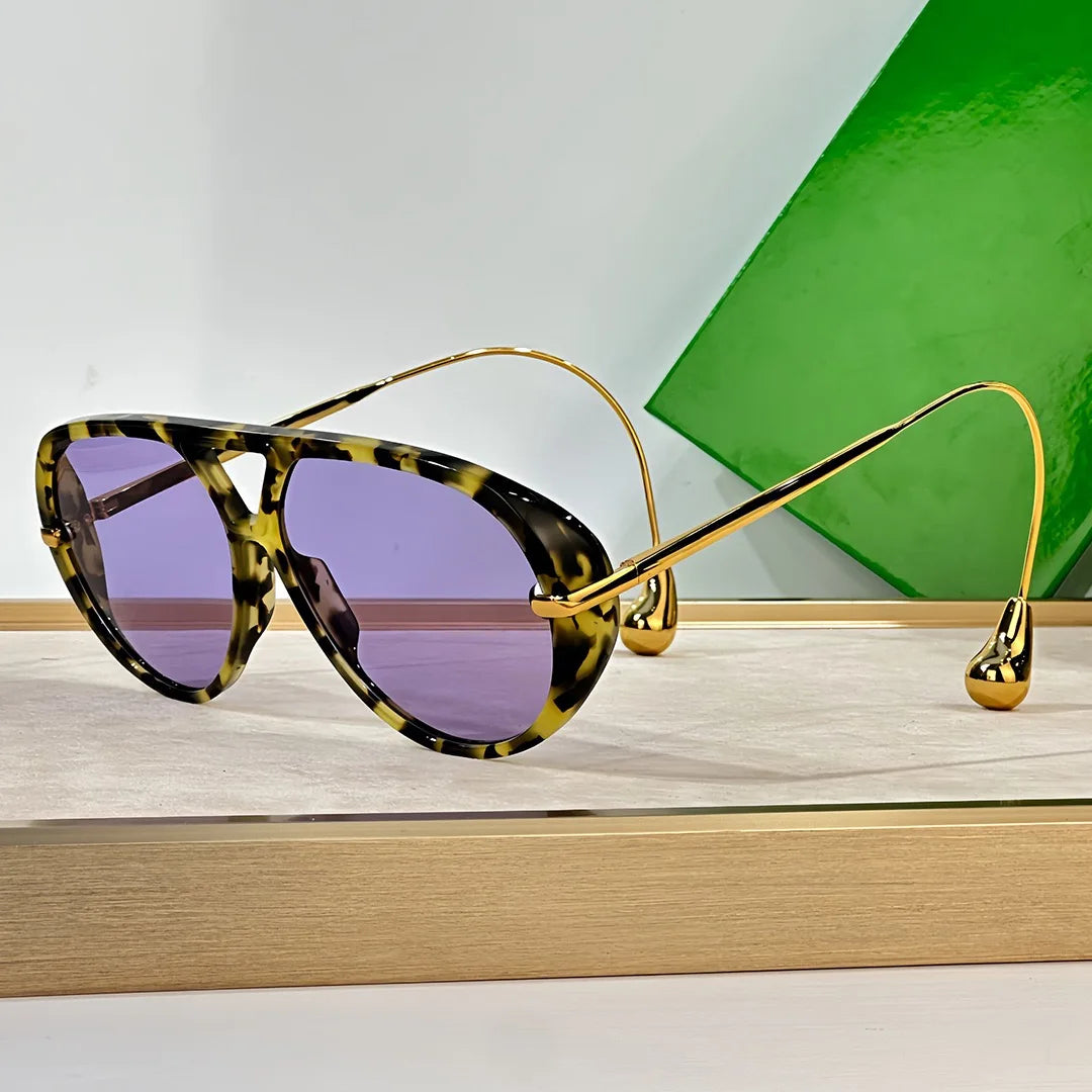Oversized Vintage Style Pilot Sunglasses