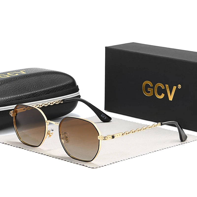 Classic Retro Metal Frame Polaroid Sunglasses