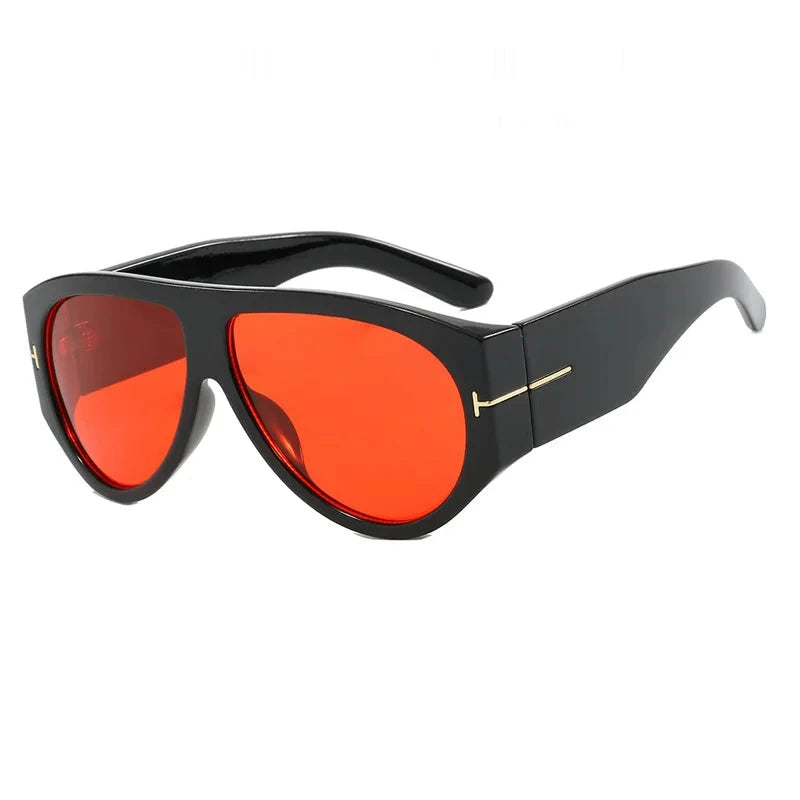 Vintage Oval Designer Style Sunglasses