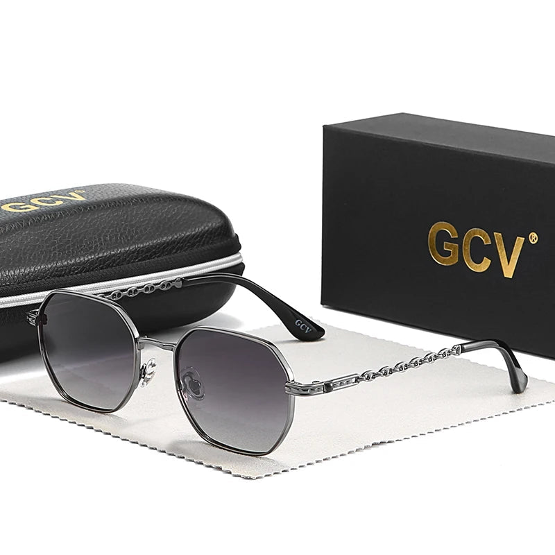 Classic Retro Metal Frame Polaroid Sunglasses