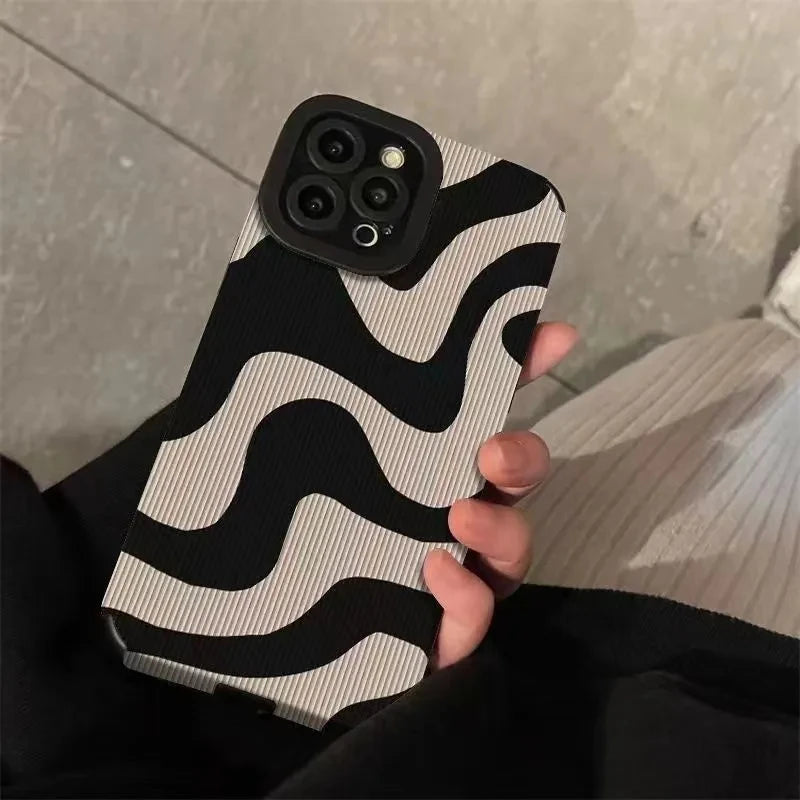 Zebra Stripe Print iPhone Case