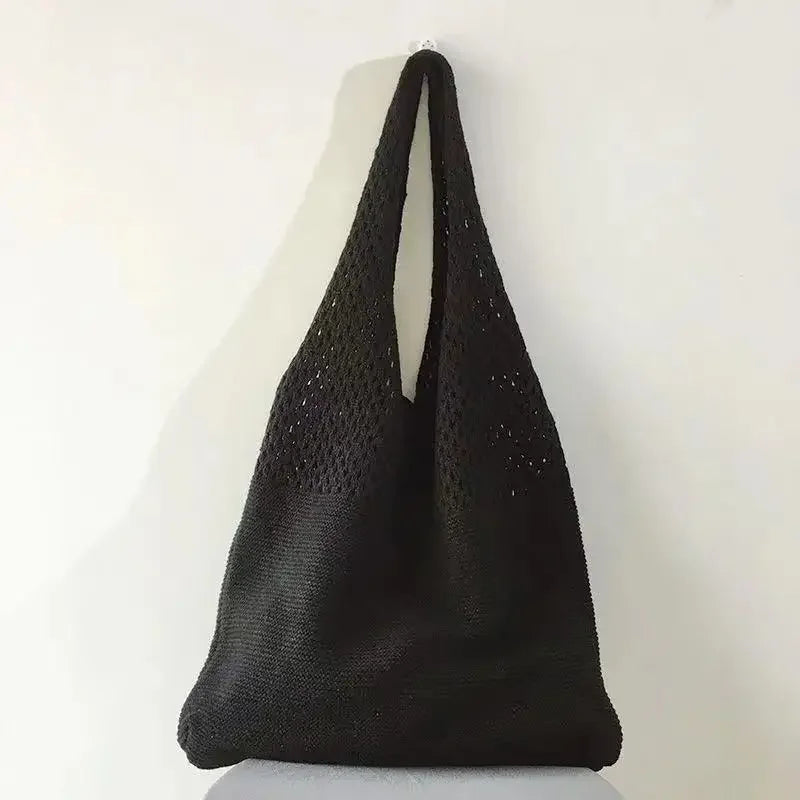 Designer Style Knitted Tote Bag