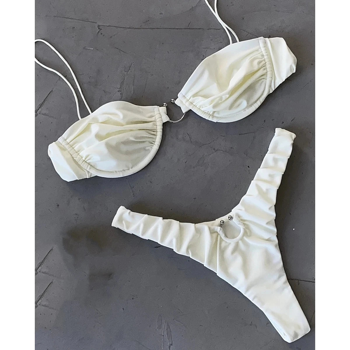 Solid Micro Two-Piece Bikini