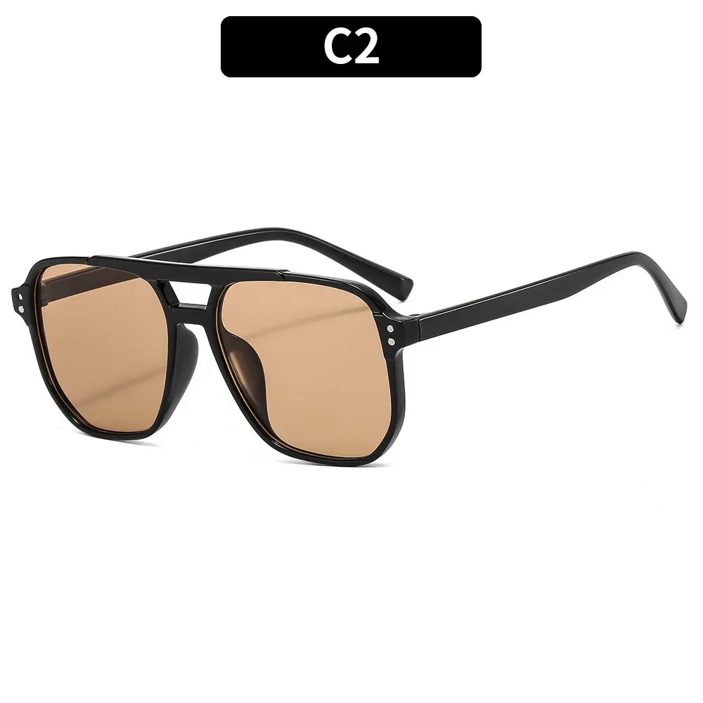 Vintage Style Square Sunglasses