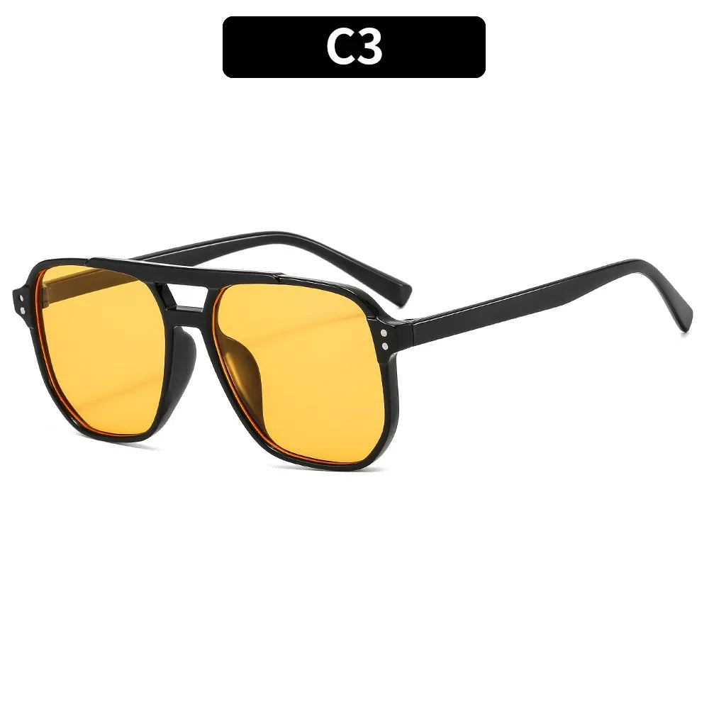 Vintage Style Square Sunglasses