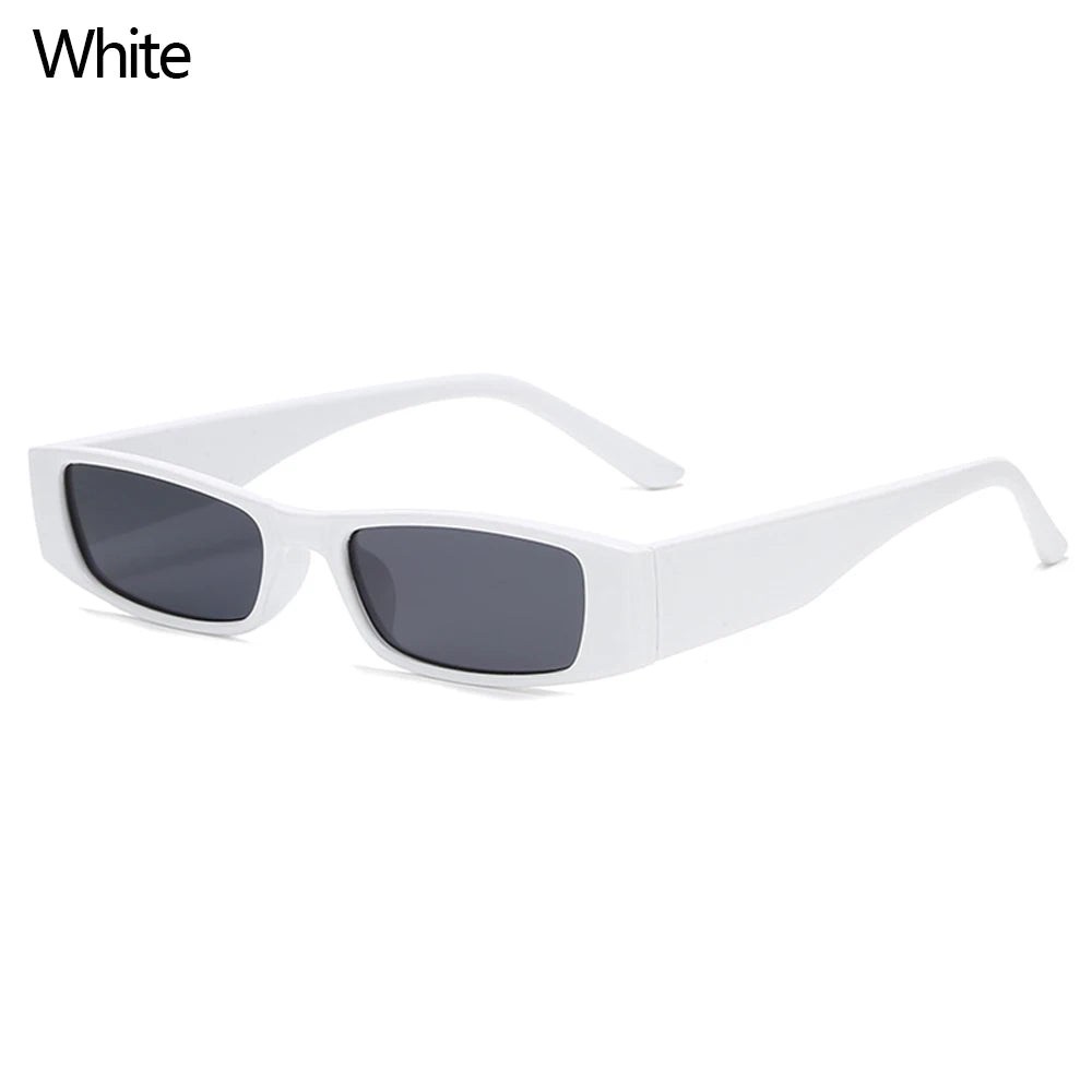Vintage Rectangle Narrow Sunglasses