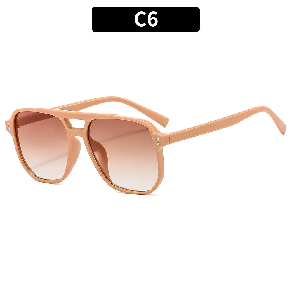 Vintage Style Square Sunglasses