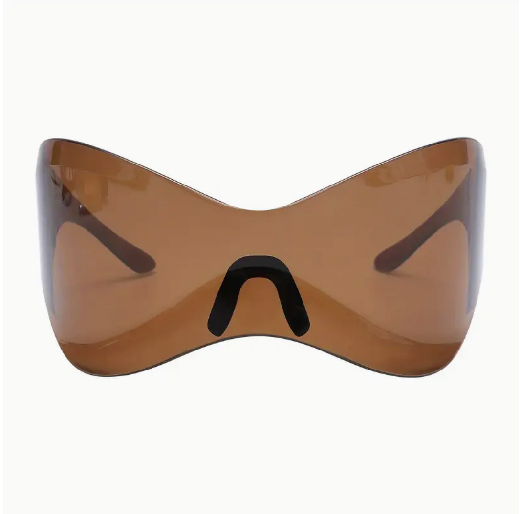 Oversized Futuristic Style Sunglasses