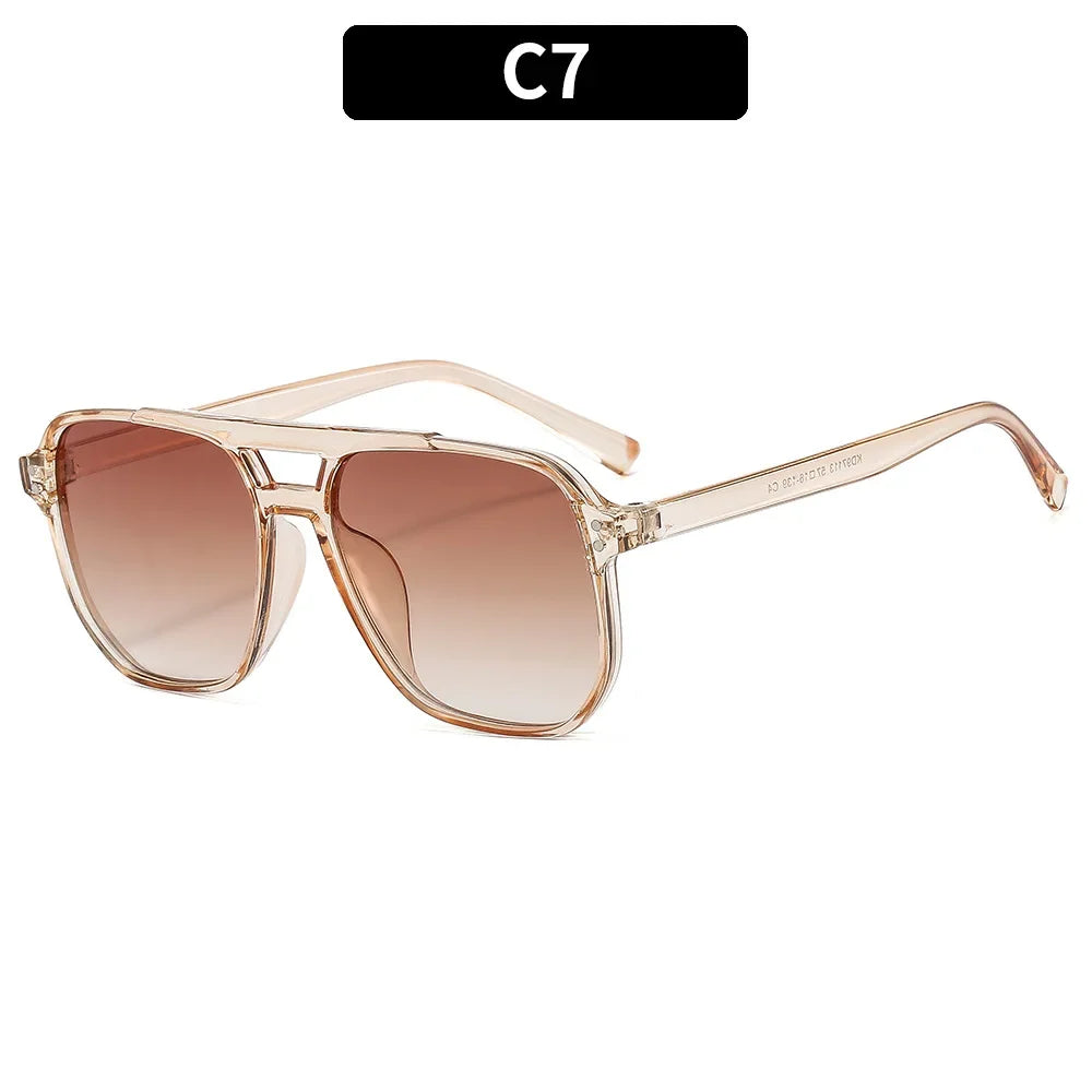 Vintage Style Square Sunglasses