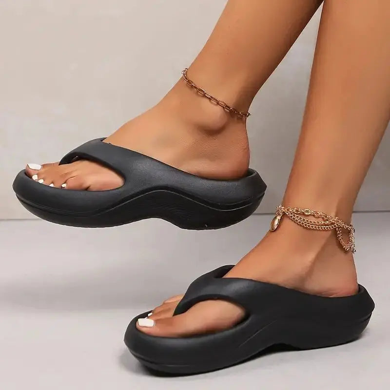 Thick Platform Non-Slip Cloud Sandals