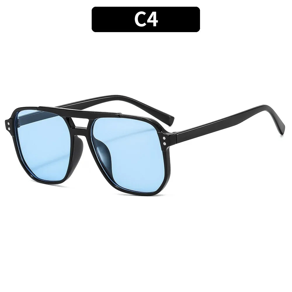 Vintage Style Square Sunglasses