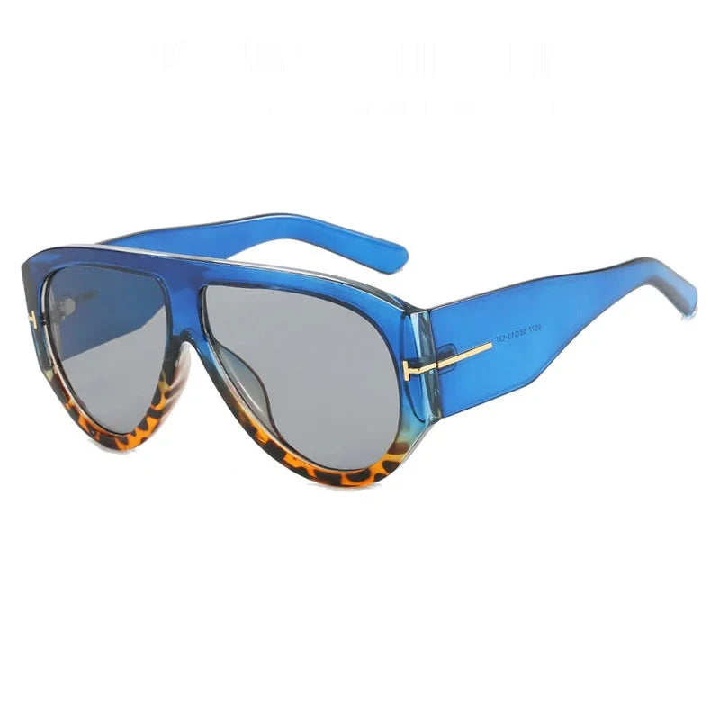 Vintage Oval Designer Style Sunglasses