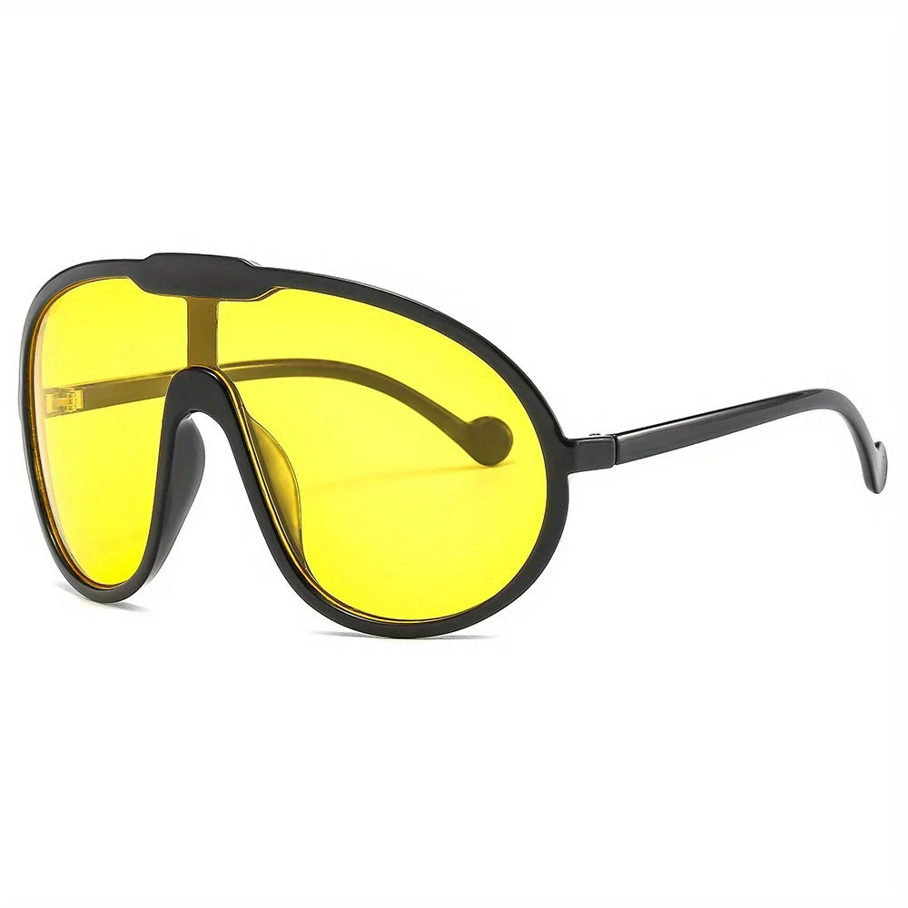 Oversized Retro Style Sunglasses