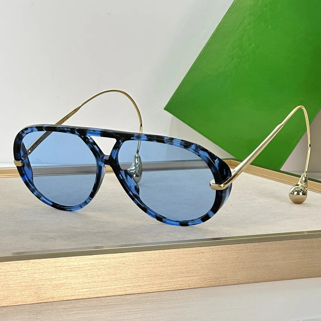 Oversized Vintage Style Pilot Sunglasses