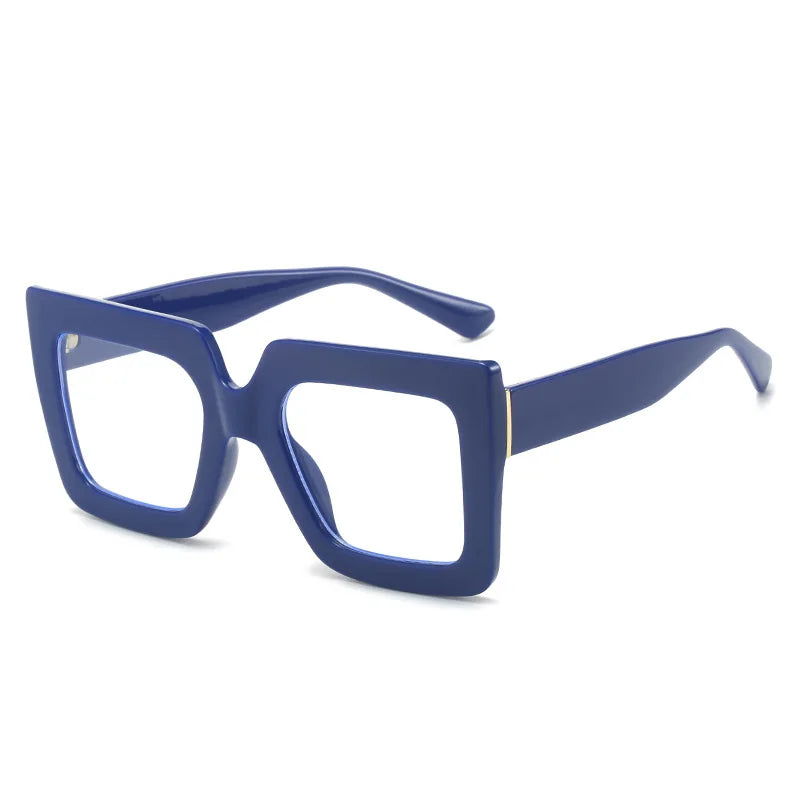 Vintage Oversized Square Glasses