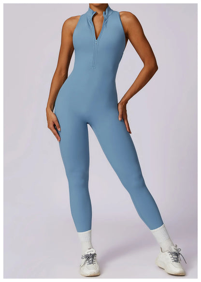 Backless One-piece Activewear Bodysuit