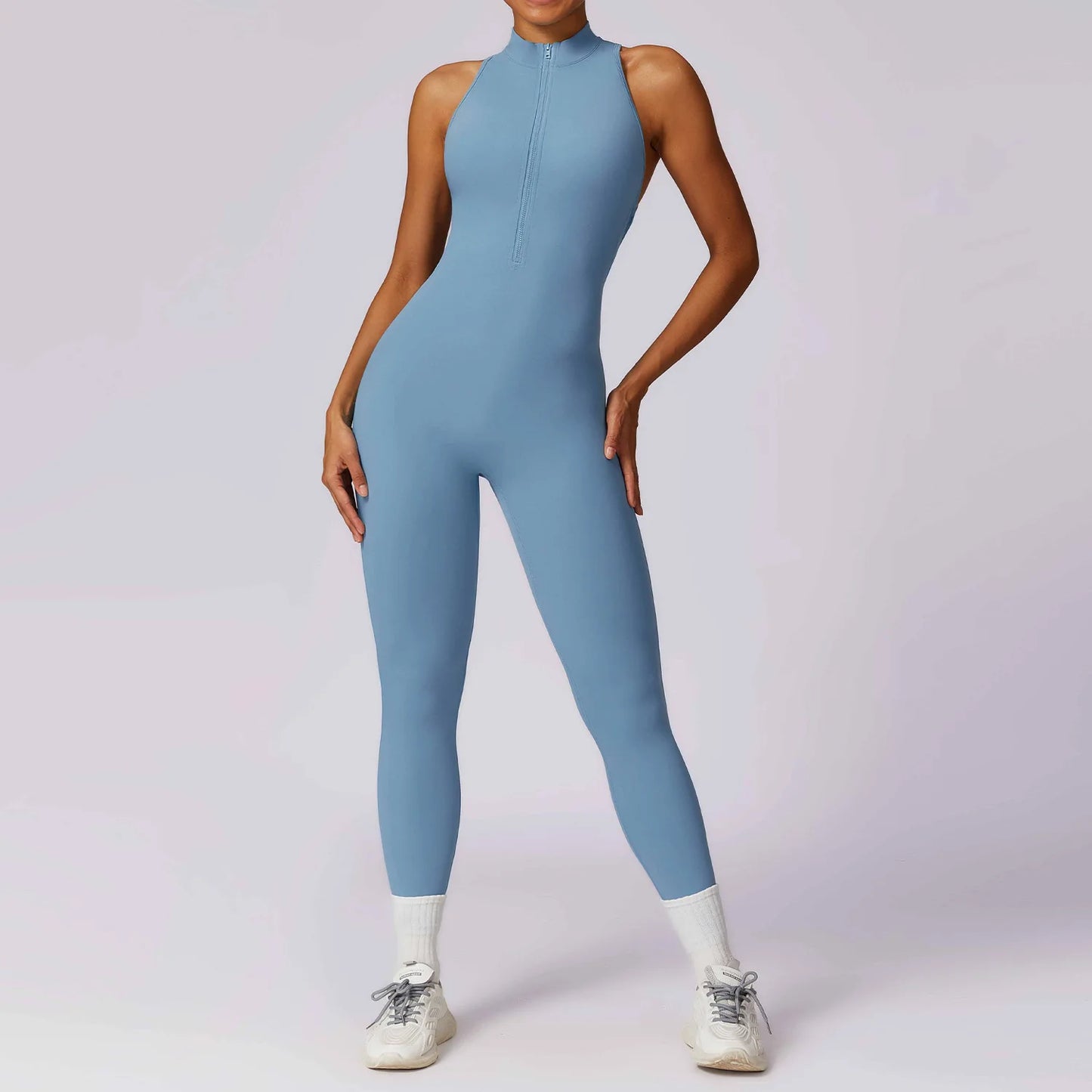 Backless One-piece Activewear Bodysuit