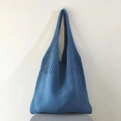 Designer Style Knitted Tote Bag