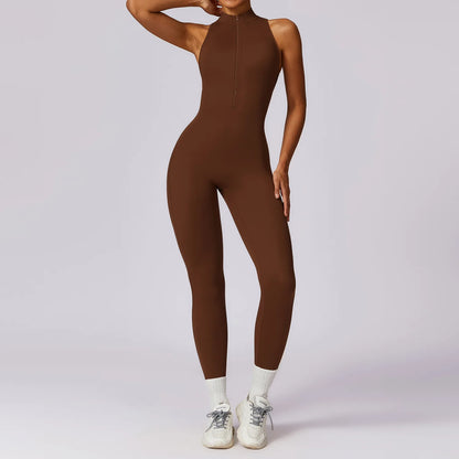 Backless One-piece Activewear Bodysuit