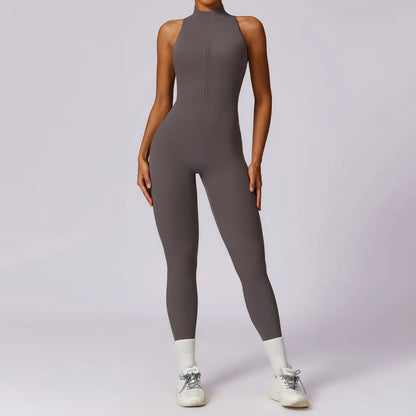 Backless One-piece Activewear Bodysuit