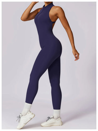 Backless One-piece Activewear Bodysuit