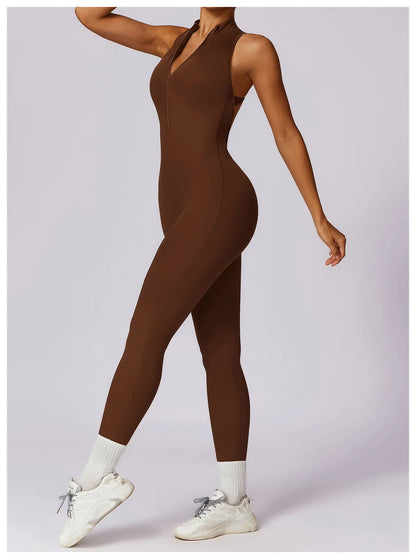 Backless One-piece Activewear Bodysuit