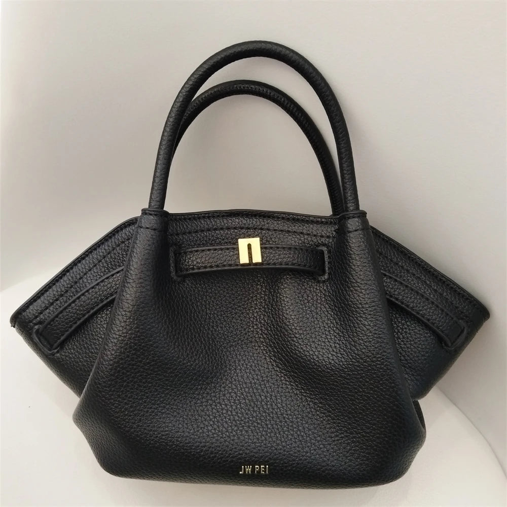Canvas Brown Crossbody Shoulder Leather Tote Bag