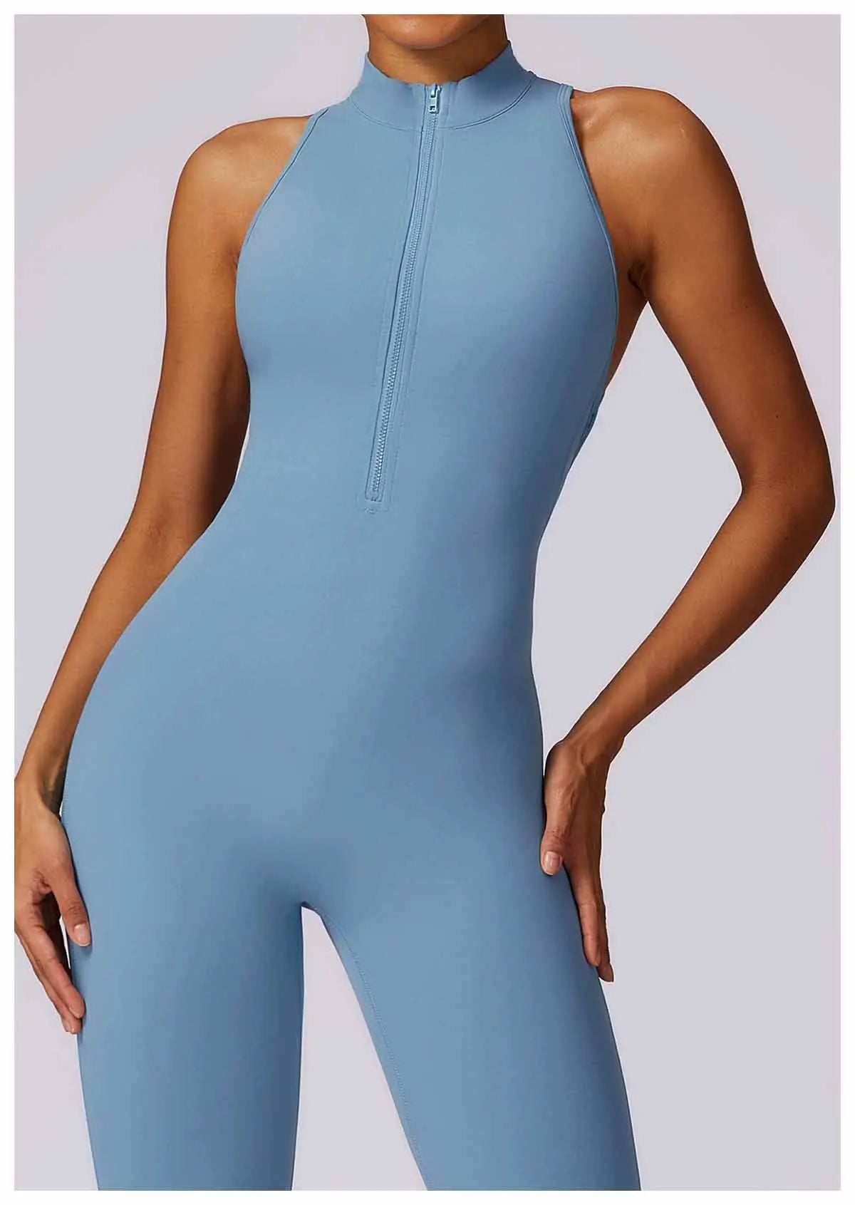 Backless One-piece Activewear Bodysuit