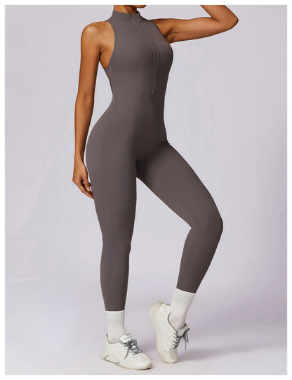 Backless One-piece Activewear Bodysuit