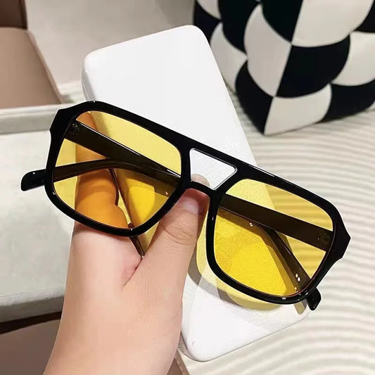 Square Oversized Retro Sunglasses