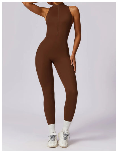 Backless One-piece Activewear Bodysuit