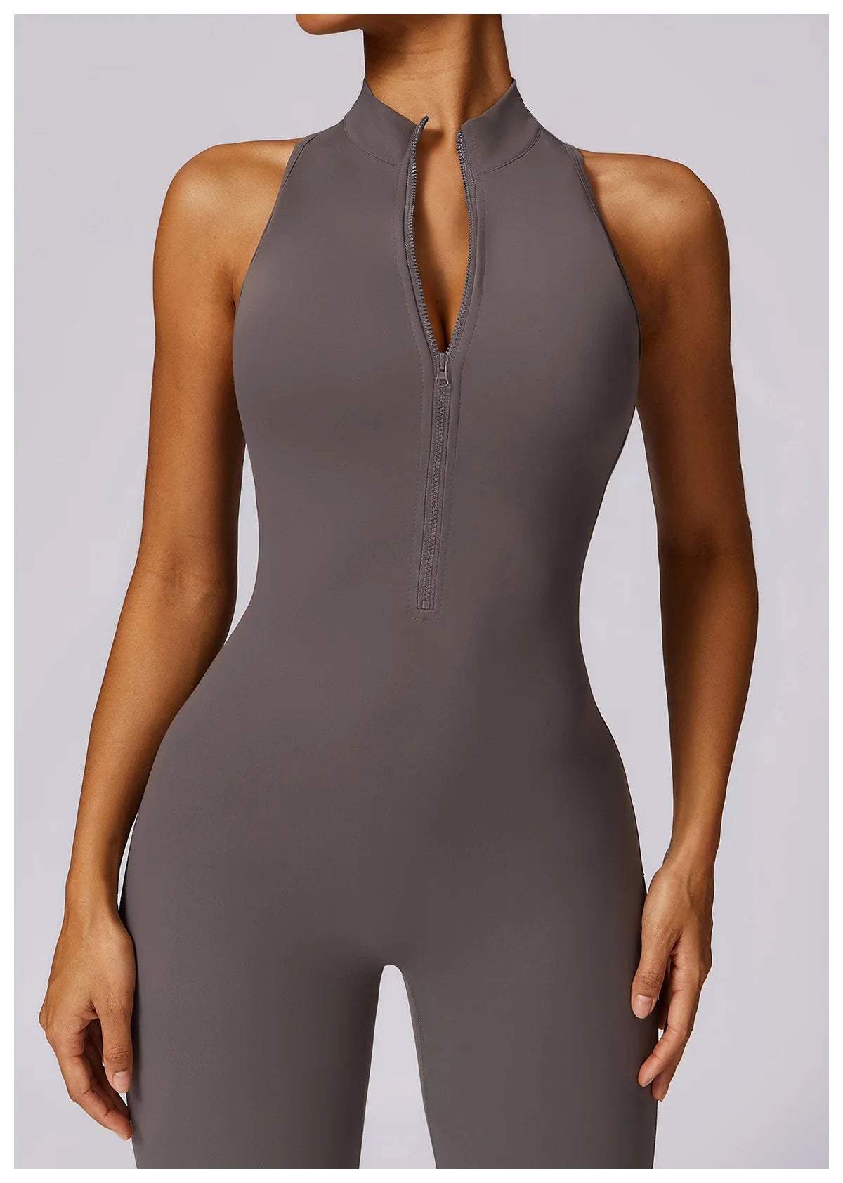 Backless One-piece Activewear Bodysuit