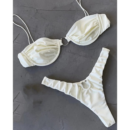 Solid Micro Two-Piece Bikini