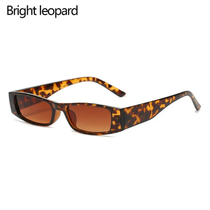 Vintage Rectangle Narrow Sunglasses